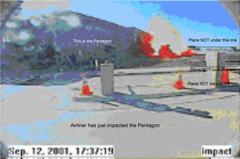 Airliner just impacted the Pentagon