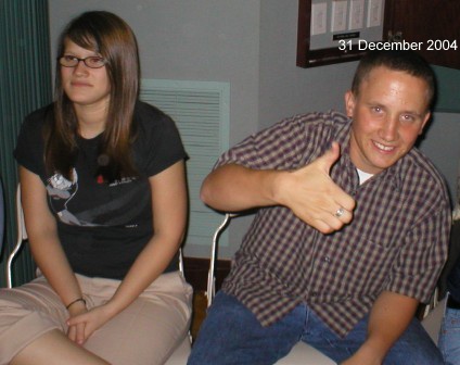 31 December 2004 - Angela Lara and Sam Grover