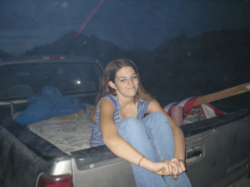 Melissa on the Tailgate - Daddy/Daughter