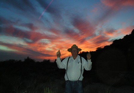 Wendell Haws Eyring Jr. Loves the Sunset at the Daddy/Daughter Outing on 15 October 2004
