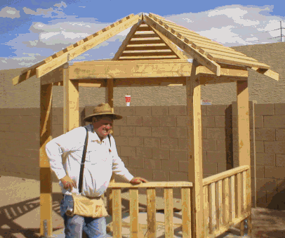 East Gazebo with Wendell Haws Eyring Jr.