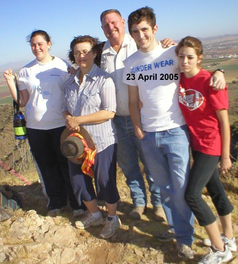 23 April 2005 - Saturday - Eyrings on top of Casa Grande Mountain