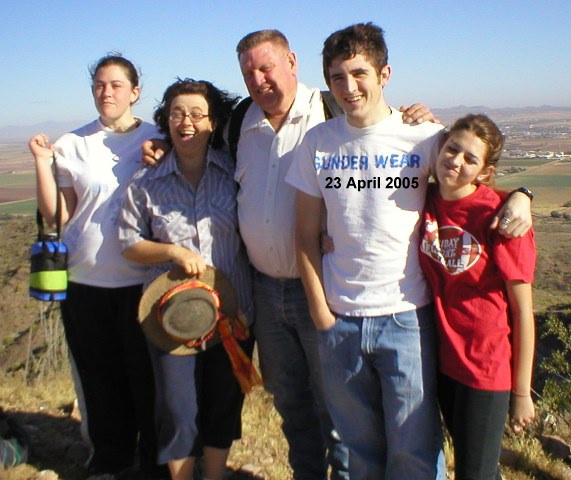 23 April 2005 - Saturday - Eyrings on top of Casa Grande Mountain