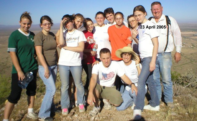 23 April 2005 - Saturday - Young Women to the top of Casa Grande Mountain