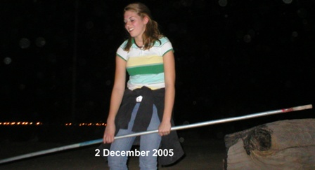 02 December 2005 - HOME TEACHING and Roasting Marshmellows @ Eyrings