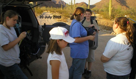 20 July 2005 - Hannah and Amanda