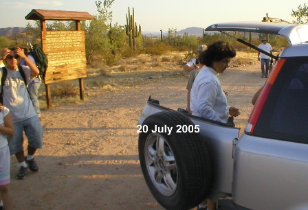 20 July 2005 - Mariee and Les  - Jacob and Marilee - YW/YM on the Mormon Battalion Trail