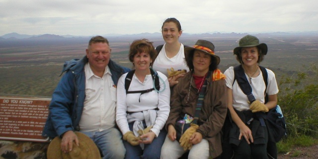 18 March 2005 -Picacho Peak Saddle - Eyring Family