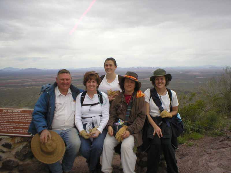 18 March 2005 - Picacho Peak - Brother and Sister Eyring at Picacho Peak