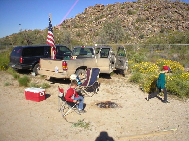 26 March 2005 - Luke Eyring and the Eyring Campsite