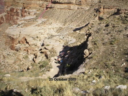 25 October 2005 - Young Women into the Grand Canyon
