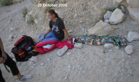 25  October 2005 - Katies Explosion - on the Trail to Supai