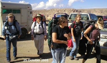 25 October 2005 - Lunchtime in the Grand Canyon