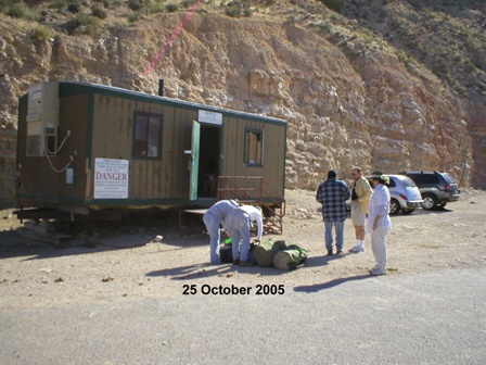 25 October 2005 - Getting the Mules Loaded