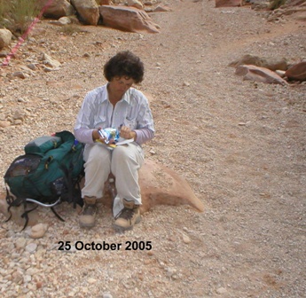 25 October 2005 - Sister Eyring fixing lunch