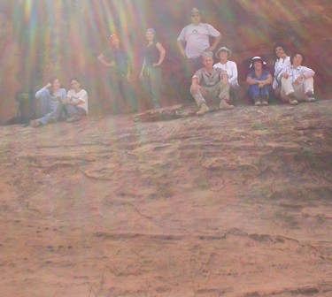 25 October 2005 - On a Rock in the Grand Canyon