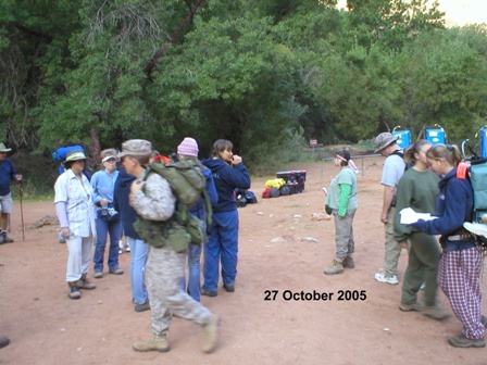 27 October 2005 - Young Women into the Grand Canyon