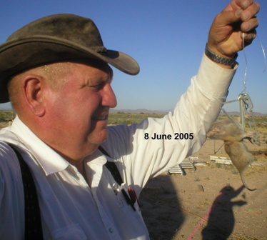 08 June 2005 - One more Gopher that will not destroy my ditch bank!!