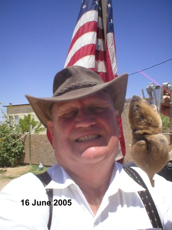 16 June  2005 - I won't rest until there are NO Gophers here in Paradise!!
