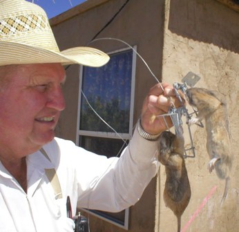 29 September  2005 - I won't rest until there are NO Gophers here in Paradise!!