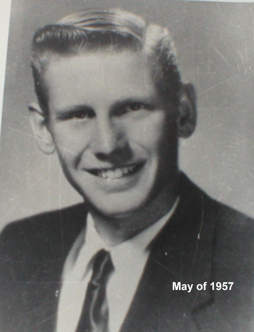 20 May 1957 - Wendell just Graduated from Chandler High School