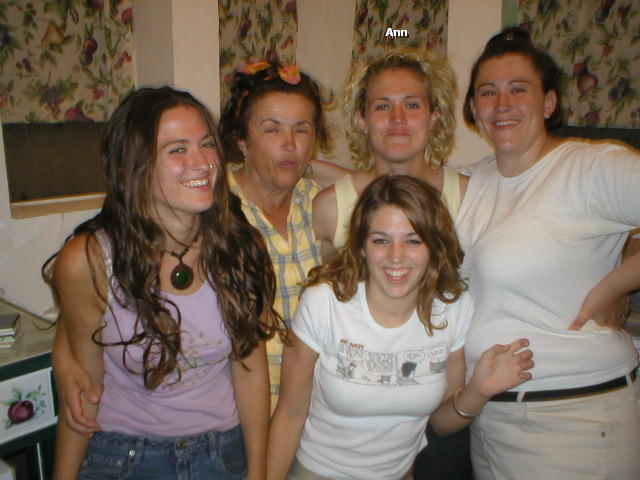 29 July 2004 - Marilee with Four of our Seven lovely daughters