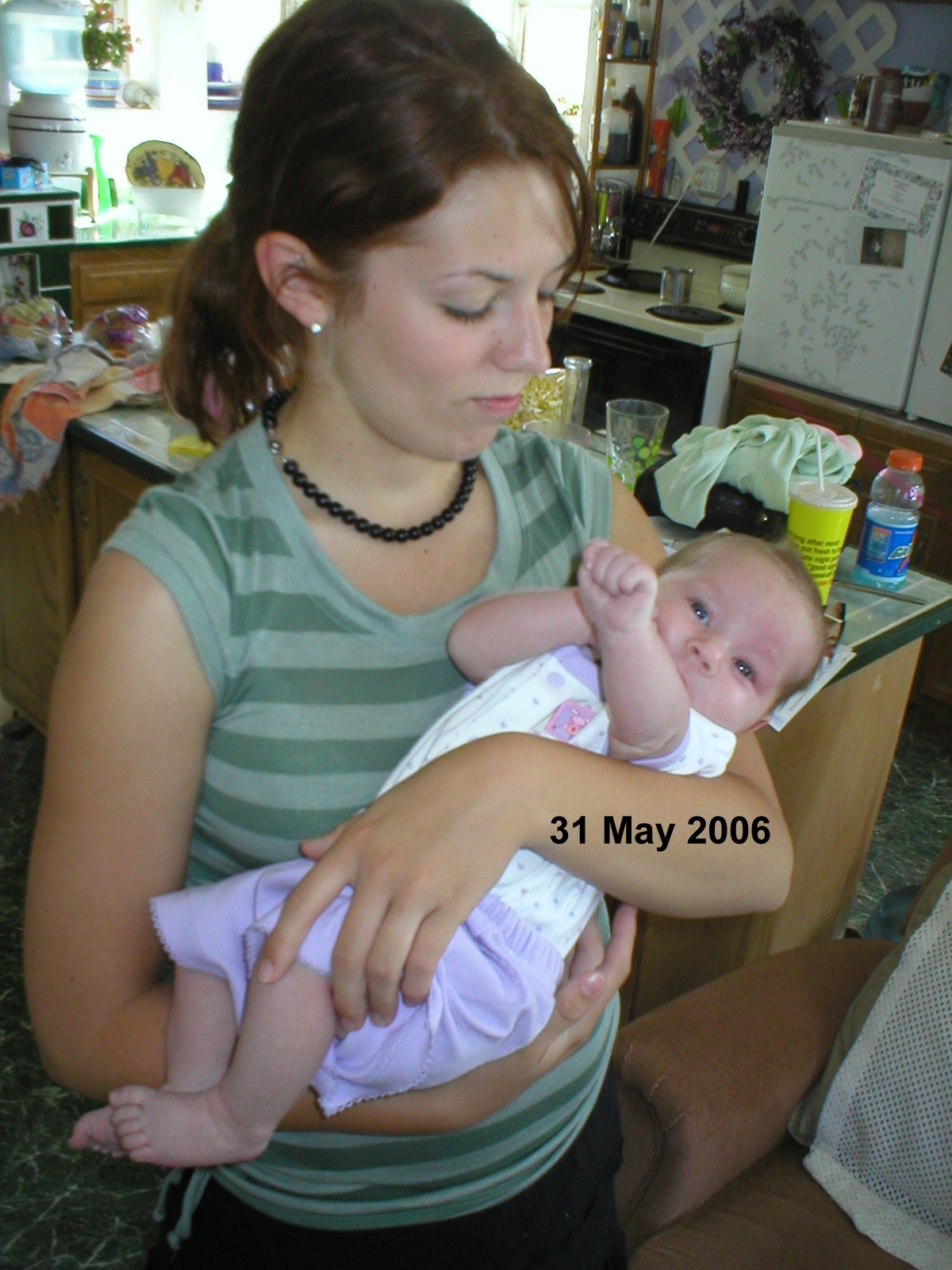 31 May 2006 - Granddaughter Gaia with Daughter Melissa