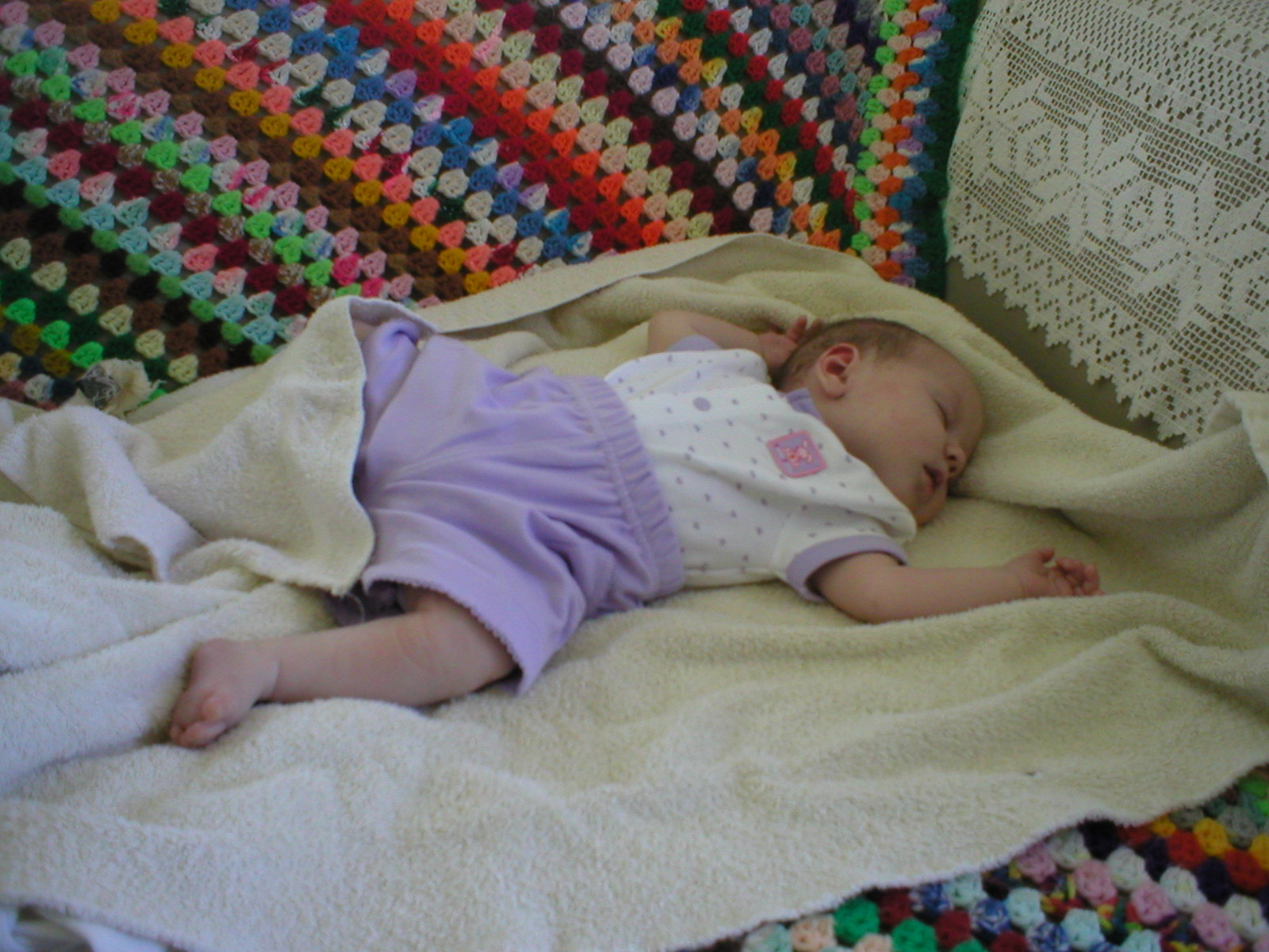 31 May 2006 - Gaia Logan Anabelle Smith is asleep