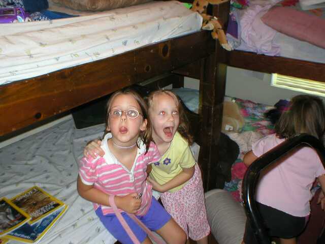 Year 2002 - Courtney and her cousin Lindsay