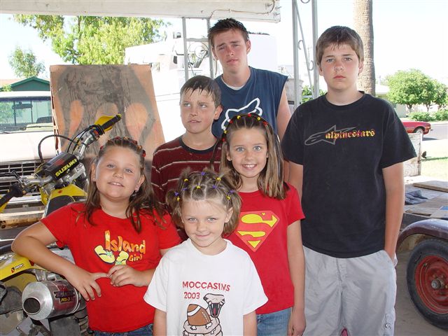 03 September 2005 - Brandon with his Siblings