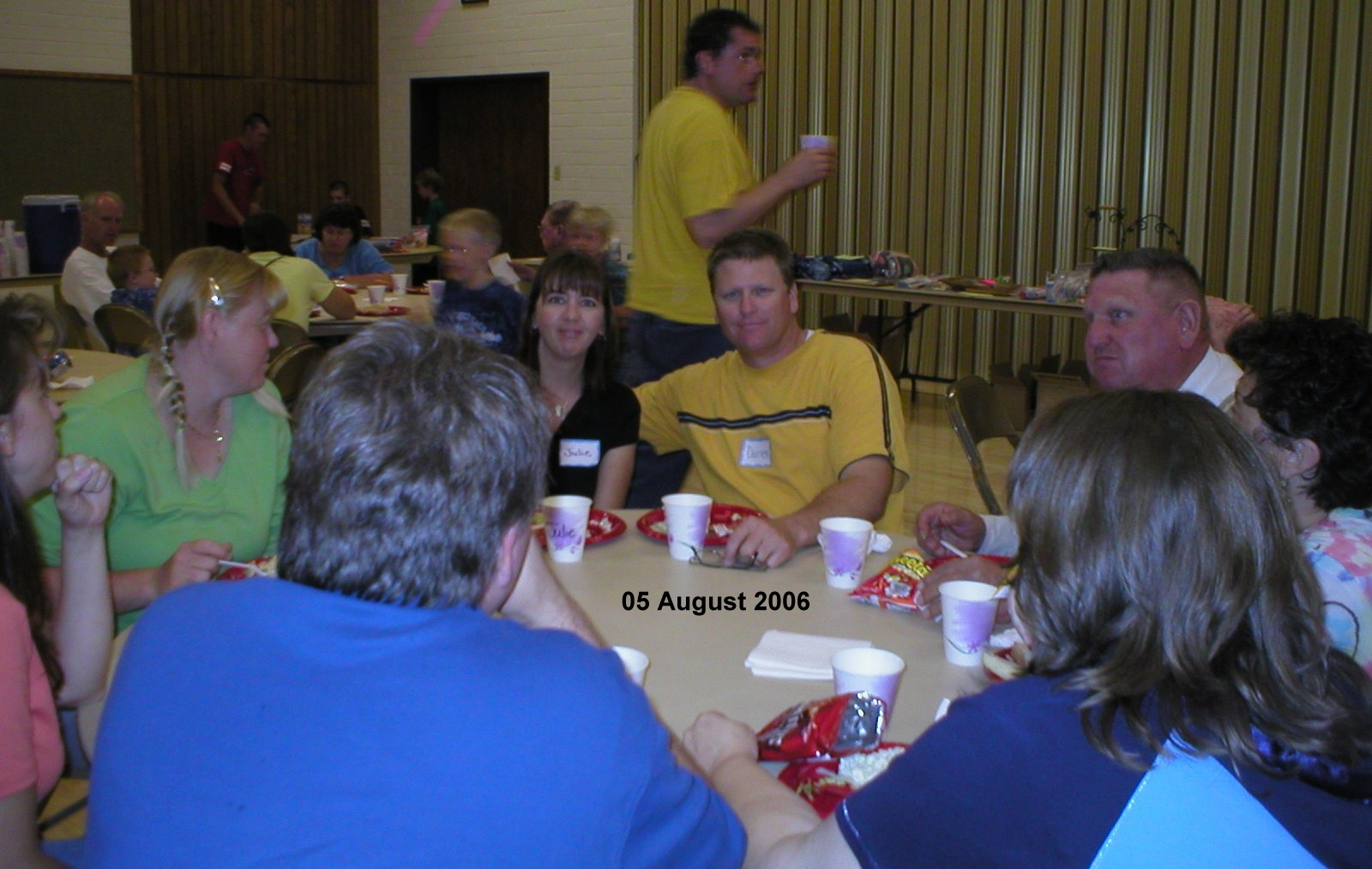 05 August  2006 - Darren and his Dad at the Reunion
