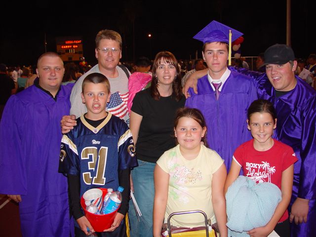 25 May 2006 Jared graduates from Mesa High School