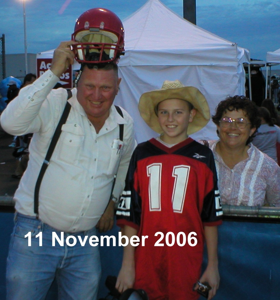 11 November 2006  --  Grandpa/Grandma with their State Champion
