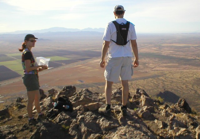 30 April 2005 - The top of Picacho Peak
