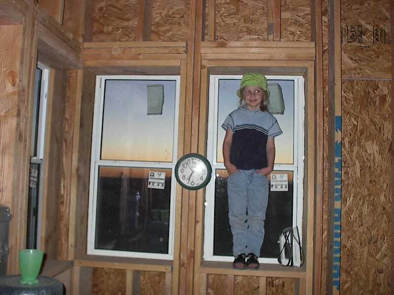 Year 2002 - Lindsay Eyring in Kitchen Window