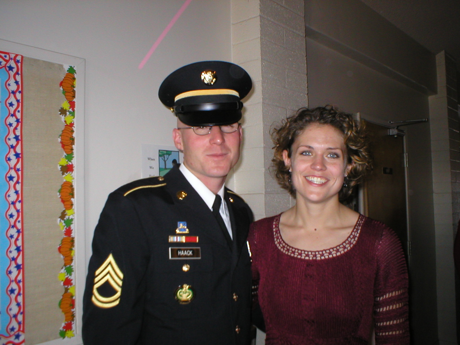 13 November 2004 - in Yuma, AZ, Levi's wedding day
