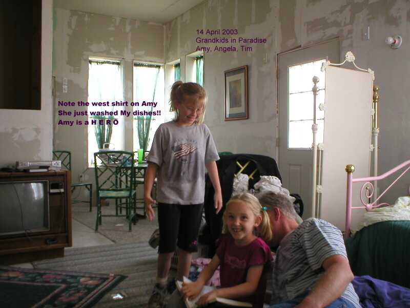 14 April 2003 - Amy and Angela