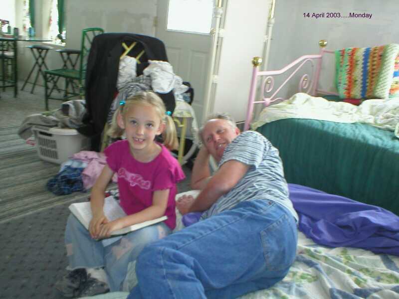 14 April 2003 - Angie and Tim, in Paradise