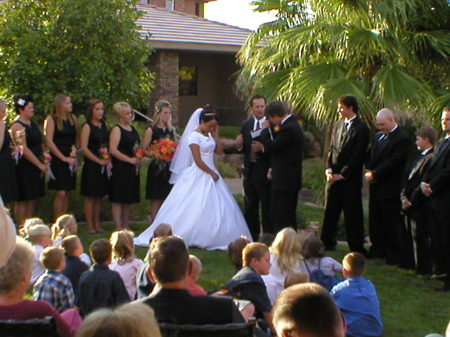 26 July 2003 - Joshua and his new Wife, Lara's Wedding