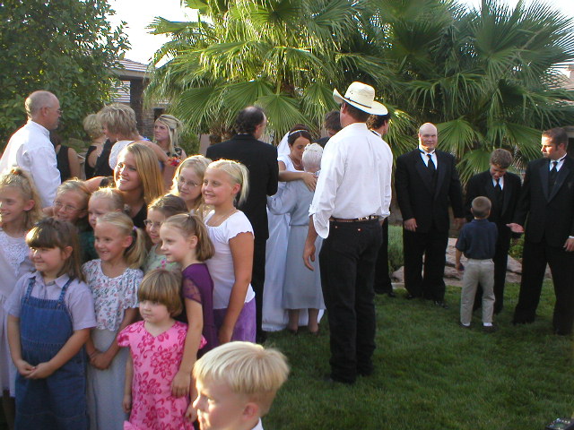 26 July 2003, the day that Joshua got married in St. George