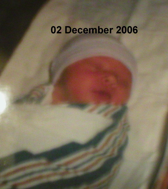 02 December 2006 - Diesel Coy Smith is Born