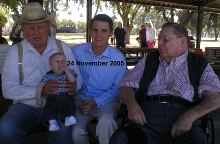 24 November 2005 - Five Generation  -- Wendell, Wendell, Wendy, Marcus, Weston