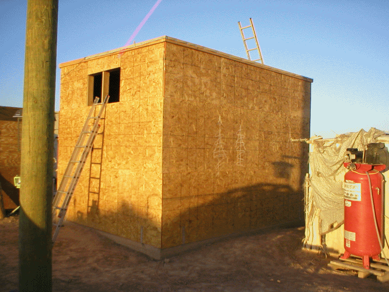 19 October 2004 - Center Cube - Southwest Elevation