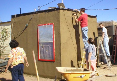 05 February 2005 - Saturday - Bridgette working on the West Cube
